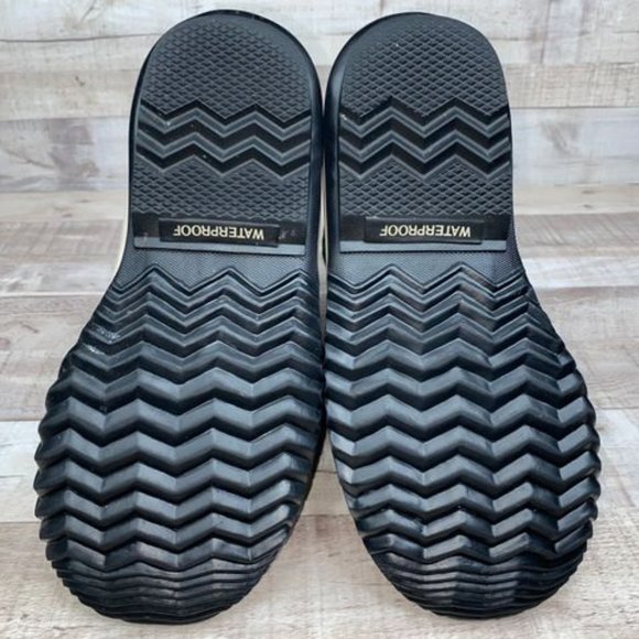 Sorel Waterproof Leather Blue Snowflake Size 8 - Picture 9 of 10